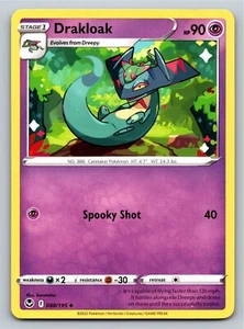Tarjeta Pokémon Tempestad Plateada Poco Común Drakloak 088/195 - Casi Nueva - Imagen 1 de 2