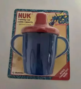 NUK Magic Cup Hard Spout Training Cup 220ml 12+ Months New Old Stock Spill-Proof - Picture 1 of 9