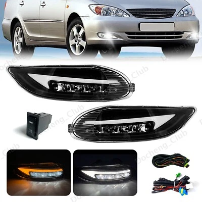 For 2002-2004 Toyota Camry 2005-2008 Corolla LED Fog Lights Bumper Lamps - Image 1 of 4