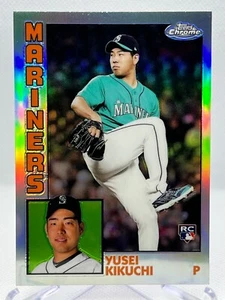 YUSEI KIKUCHI RC 2019 Topps Chrome #84TC19 '84 Throwback REFRACTOR Rookie - Picture 1 of 2