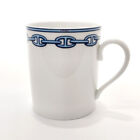 HERMES Mug Drinkware Chaine d&#39;ancre Poterie blanc/bleu unisexe