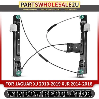 Regulador de ventana eléctrica trasero derecho sin motor para Jaguar XJ 2010 2011-2019 XJR Foto 1 de 4