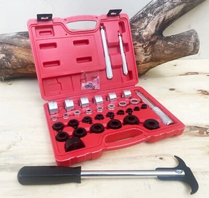 34pc Bearing Race Seal Driver Disc Tool Master Set Wheel Axle Bushing Puller - Picture 1 of 7