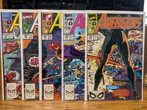 Avengers 5 Bücher Lot gelaufen 315 316 317 318 319 Marvel Comics 1990 Amazing Spiderman - Bild 1 von 4