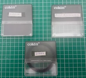 THREE Cokin Cromofilter SA - Sepia A005, Stars A056, Graduated Grey A121 - Picture 1 of 4