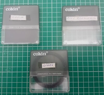THREE Cokin Cromofilter SA - Sepia A005, Stars A056, Graduated Grey A121 - Image 1 of 4