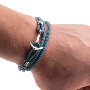 Anchor Nautical Marine Bracelet Adjustable 4 mm Paracord 550 Colour Changing AUS - Foto 1 di 44
