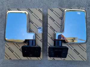 Toyota 60 series Land Cruiser chrome mirrors LHD NEW 87940-90A09 87910-90A18 - Bild 1 von 4