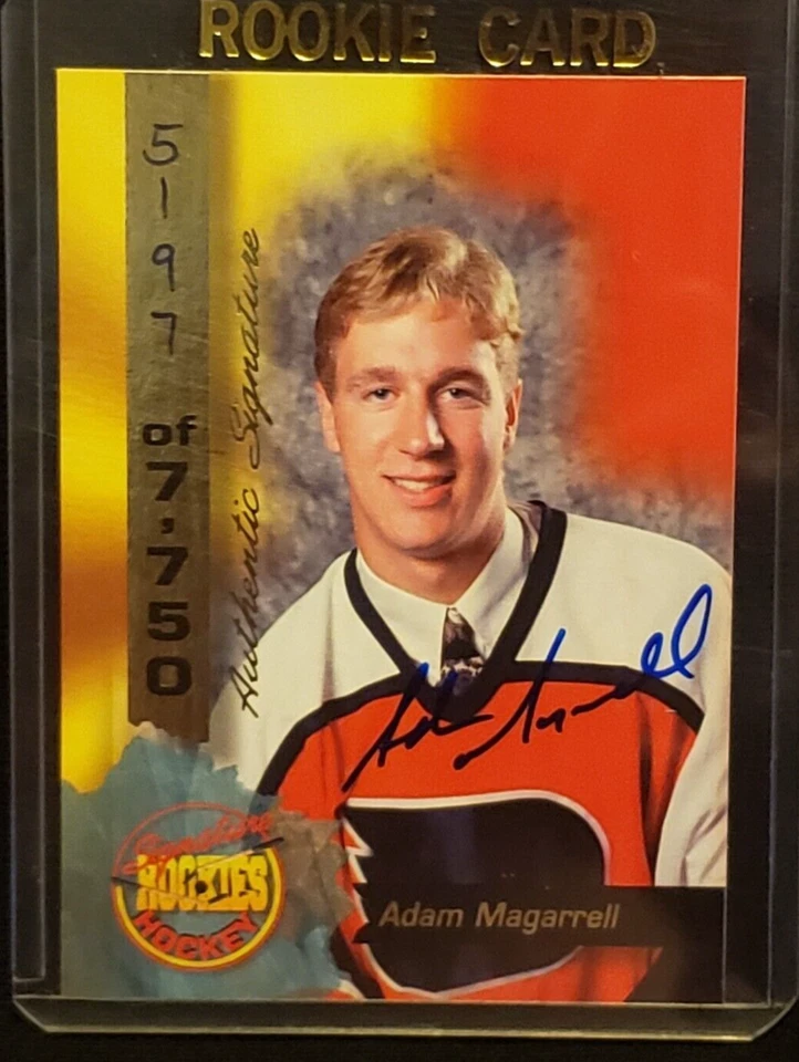 1994 Signature Rookies Hockey (Autographs Insert) #53 Adam Magarrell - Image 1 of 1
