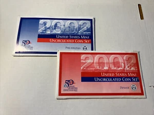2002 United States Mint Uncirculated Coin Philadelphia and Denver - Picture 1 of 3