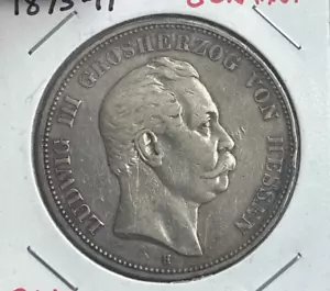 1875 H Hesse-Darmstadt 5 marcos L2 - Imagen 1 de 2