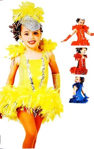 Niños Niñas Carnaval Carnaval Río Samba/Animadora Cosplay Disfraz Juego de Vestidos - Imagen 1 de 32