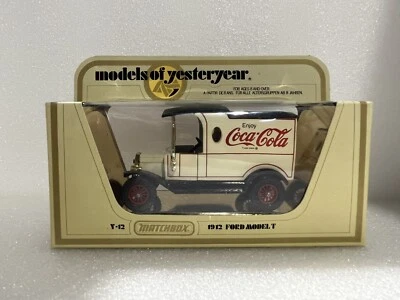 Y-2 1912 FORD MODEL T COCA COLA by "MATCHBOX MODELS OF YESTERYEAR" 1/35 SCALE - Image 1 of 4