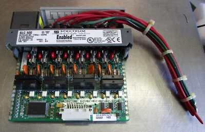 Spectrum Control 1746SC-OAP8I SLC 500 Output Module 8 Point Isolated Ser B Used - Image 1 of 4