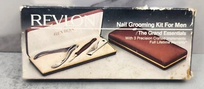Kit de novio de uñas Revlon The Grand Essentials para hombre 6700-84 hecho en EE. UU. Foto 1 de 4