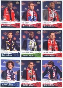 KOMPLETT 14 KARTEN SUPER DRAFT 09 SET OBERDECK MLS FUSSBALL 2009 - Bild 1 von 1