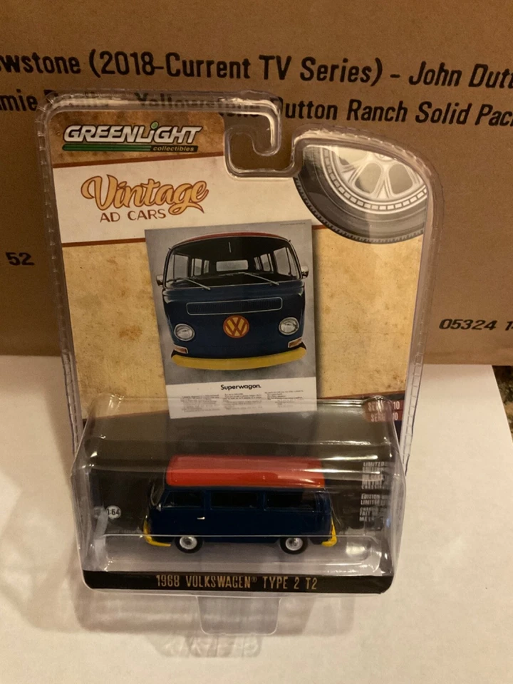 Volkswagen Tipo 2 1968 Greenlight Vintage Ad Cars.  T2 Foto 1 de 1