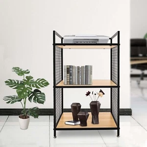 Modern 3-Tier File Cabinet Printer Stand Storage Shelf Rack Microwave Oven Stand - Picture 1 of 14