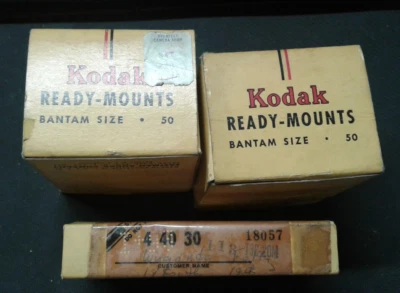 Soportes deslizantes Kodak de colección TAMAÑO GALLO - Nuevo stock antiguo 100+ soportes Foto 1 de 4