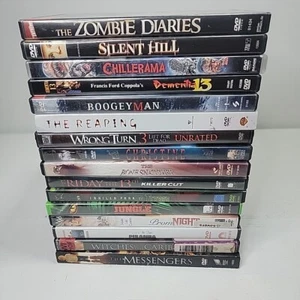 Horror Halloween 16 DVD Lot: Wrong Turn 3, Boogeyman, Christine, Zombies Gore - Picture 1 of 5