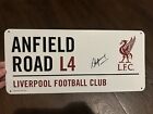 Steve Heighway signed Anfield Rd White Sign *private signing* COA + photo proof