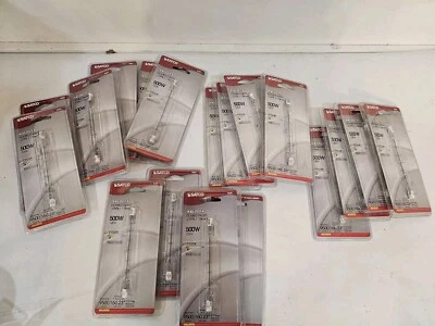 Satco 16 Pack S3497 500 Watt 118mm J-Type Double Ended Light Bulb - Image 1 of 3