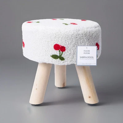 🔥Sherpa Stool 10.24" x 10.24" Easter Cherries BNWT🔥 - Image 1 of 4