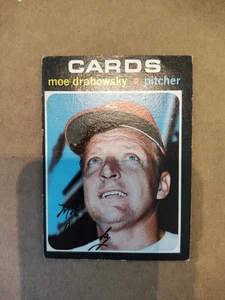 1971 Topps #685 Moe Drabowsky Baseball St. Louis Cardinals - Bild 1 von 2