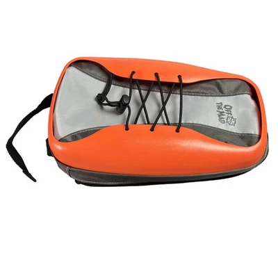 Mini mochila elástica naranja Wild Planet Off The Map 2002 de colección rígida para niños Foto 1 de 4