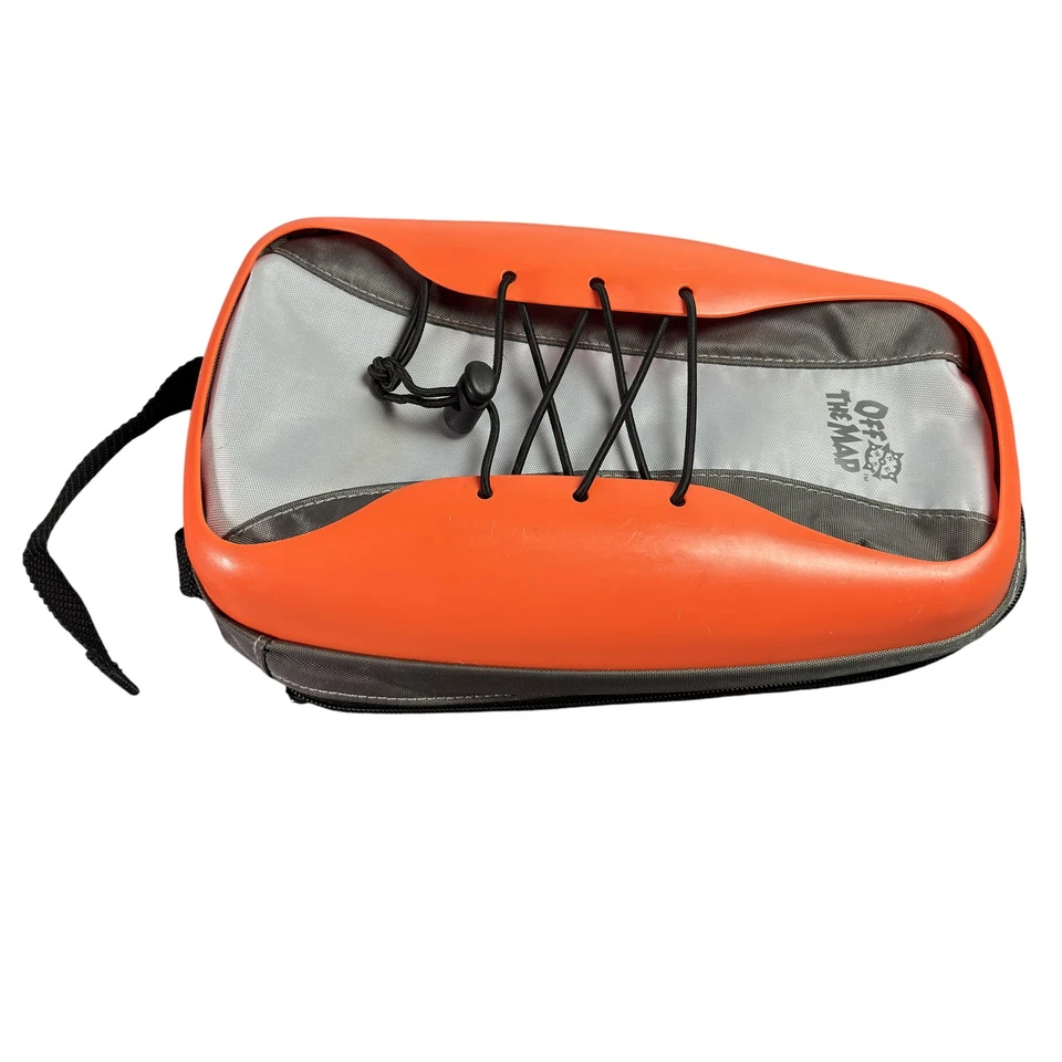 Винтажный детский мини-рюкзак 2002 Wild Planet Off The Map в жесткой оболочке оранжевый банджи - Изображение 1 из 4