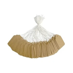 500Pcs Kraft Price Tags with String, Paper Hang Tags Writable Tags, Display - Picture 1 of 6