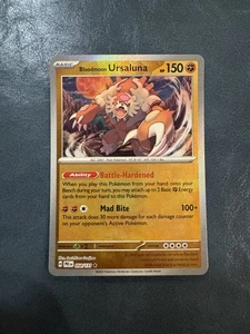 Pokemon Bloodmoon Ursaluna (Poke Ball Pattern) Rare SV: Prismatic Evolutions 054 - Picture 1 of 2