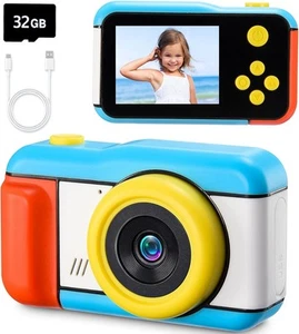 Kinder Digitalkamera für 3-8 Jahre Mädchen & Jungen, 2,4 Zoll 1080P Kleinkindkamera - Bild 1 von 7