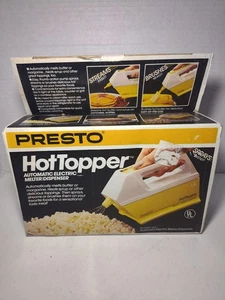 VINTAGE PRESTO ELETTRICO HOT TOPPER BURRO SPRUZZATORE POPCORN COMPLETO NUOVO/SIGILLATO - Foto 1 di 6