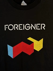 Foreigner Konzert T-Shirt Größe L 2007 Herren Hergestellt in den USA Schwarz Tour Rock Band Musik - Bild 1 von 4