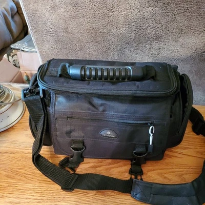Samsonite Negro Estuche para Cámara Videocámara Acolchado Bolso de Hombro con Correa 13x6x7 Foto 1 de 4