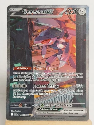Pokémon TCG Special Illustration Rare Genesect EX #169/086 Black Bolt - Image 1 of 4