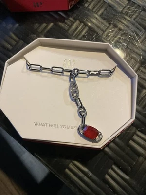 Bomb Party NK13277 A Heartfelt Desire Lab-Created Ruby Necklace 18.5"+ 2.5" - Image 1 of 2