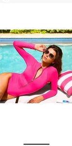 NEU Lilly Pulitzer Randee Rashguard Damen Einteiler Badeanzug Pink Größe 10 - Bild 1 von 5
