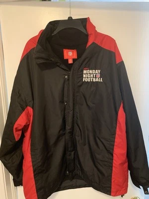 Vintage ESPN Monday Night Football Jacket Navy Size L Foto 1 de 3