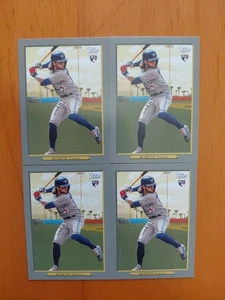 (4) Bo Bichette 2020 Topps Turkey Red RC ROOKIE Baseball Cards Lot #TR-11 - Picture 1 of 2