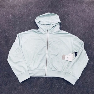 VUORI Halo Modern Full Zip Hoodie Women's Size L Sea Spray Heather - Picture 1 of 8