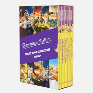 Geronimo Stilton - 10 Bücher Sammlung (Serie 4) Box Set - Alter 5-7 - Taschenbuch - Bild 1 von 3