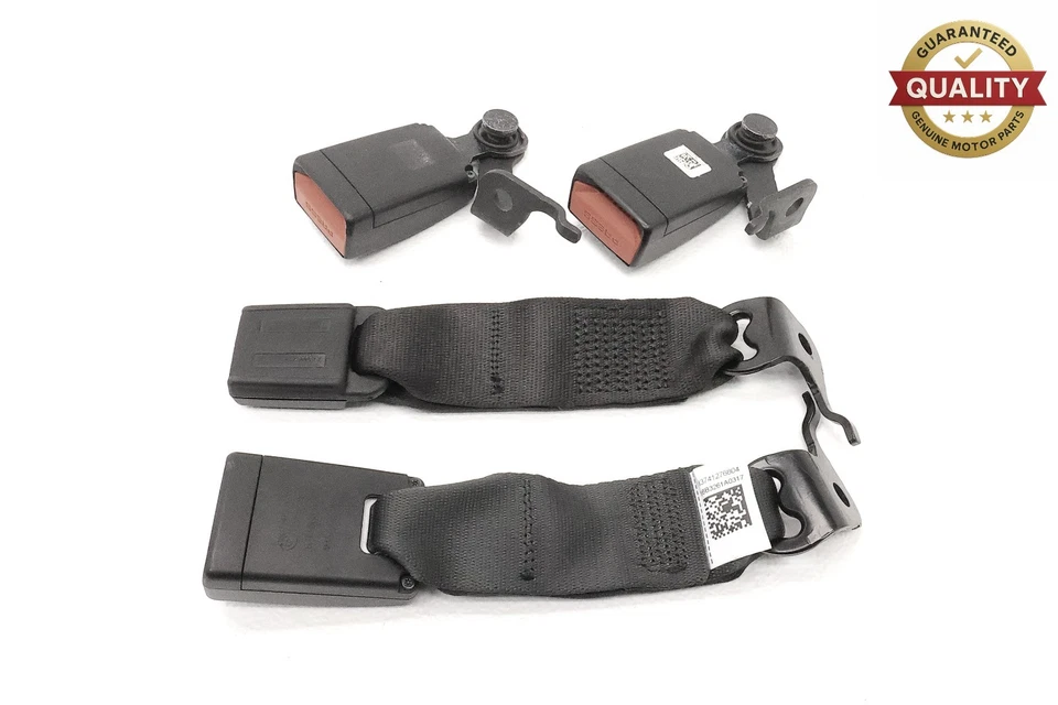 BMW 540i G30 2017-2023 trasero izquierdo centro cinturón hebilla receptor conjunto de 3 OEM Foto 1 de 4