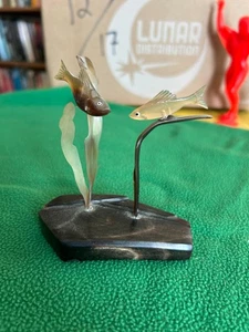 Vintage Fisch Dekoartikel, Made in Japan (?), 60er 70er Jahre, Mid Century - Bild 1 von 6