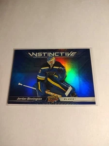 2023-24 Upper Deck Series 2 - Instinctive Jordan Binnington #IN-15 Sparkle - Picture 1 of 2