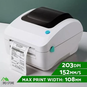 Thermal Label Printer Shipping Address Barcode USB Label Maker - Picture 1 of 6