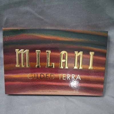 Paleta de sombras Milani Gilded Terra hiperpigmentada - 15 cores  - Imagem 1 de 4
