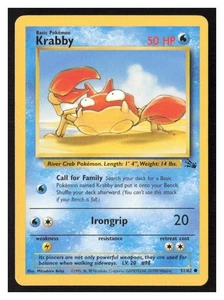Krabby Fossil #51/62 Pokemon TCG - Bild 1 von 2
