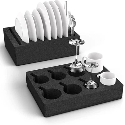 Wohnmobil Tellerhalter Tassenhalter Geschirrhalter für Wohnmobile Wohnwagen - Bild 1 von 4